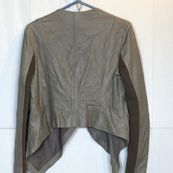 Women’s Hinge Leather Crop Jacket size M - Picture 8 of 14